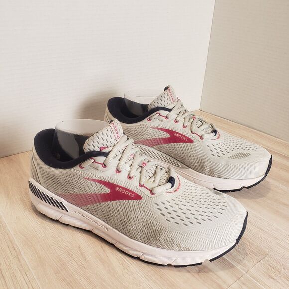 Brooks Addiction GTS 15 Gray Pink Running Shoes Women’s Size 10 Stability Comfor - Picture 1 of 6
